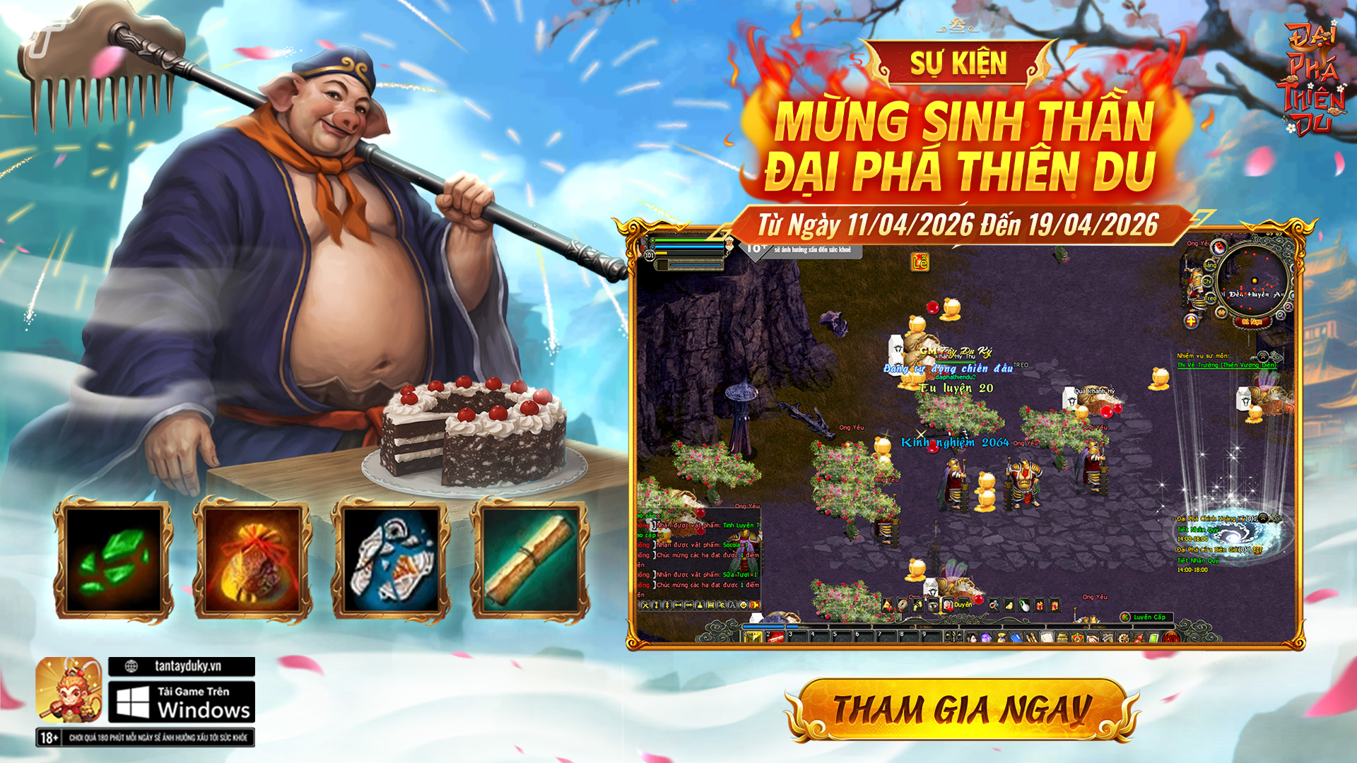 Sự Kiện: Mừng Sinh Thần Đại Phá Thiên Du | Đại Phá Thiên Du