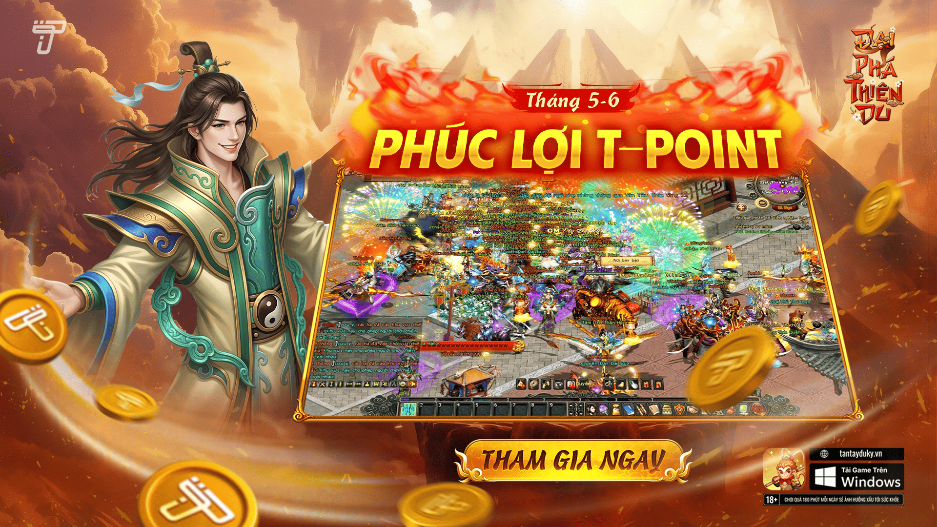 Phúc Lợi tPoint Tháng 5 - Tháng 6/2026 | Đại Phá Thiên Du