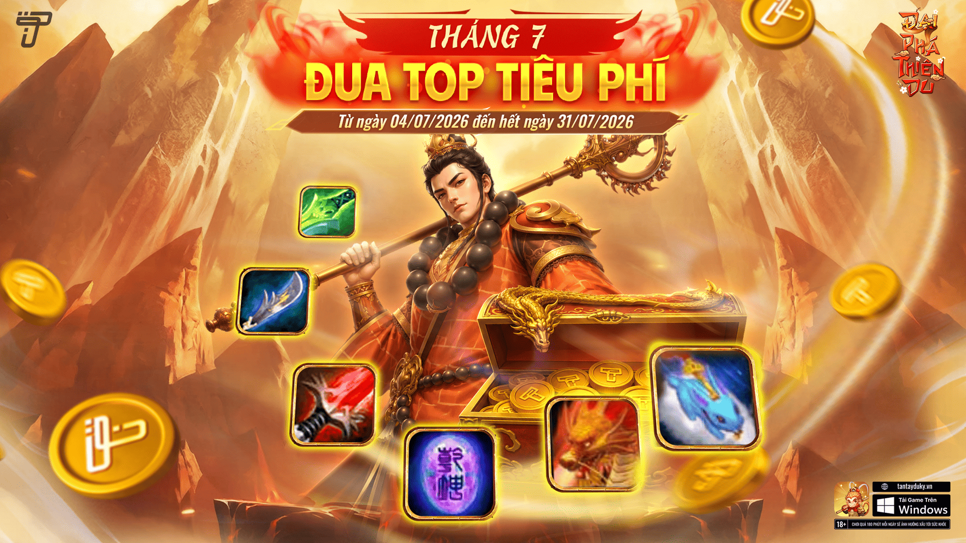 Đua Top Tiêu Phí Tháng 07/2026 | Đại Phá Thiên Du