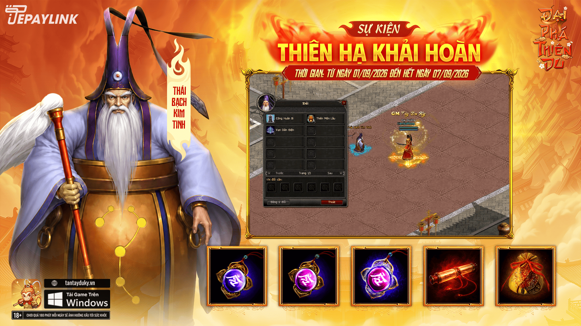 Sự Kiện: Thiên Hạ Khải Hoàn | Đại Phá Thiên Du