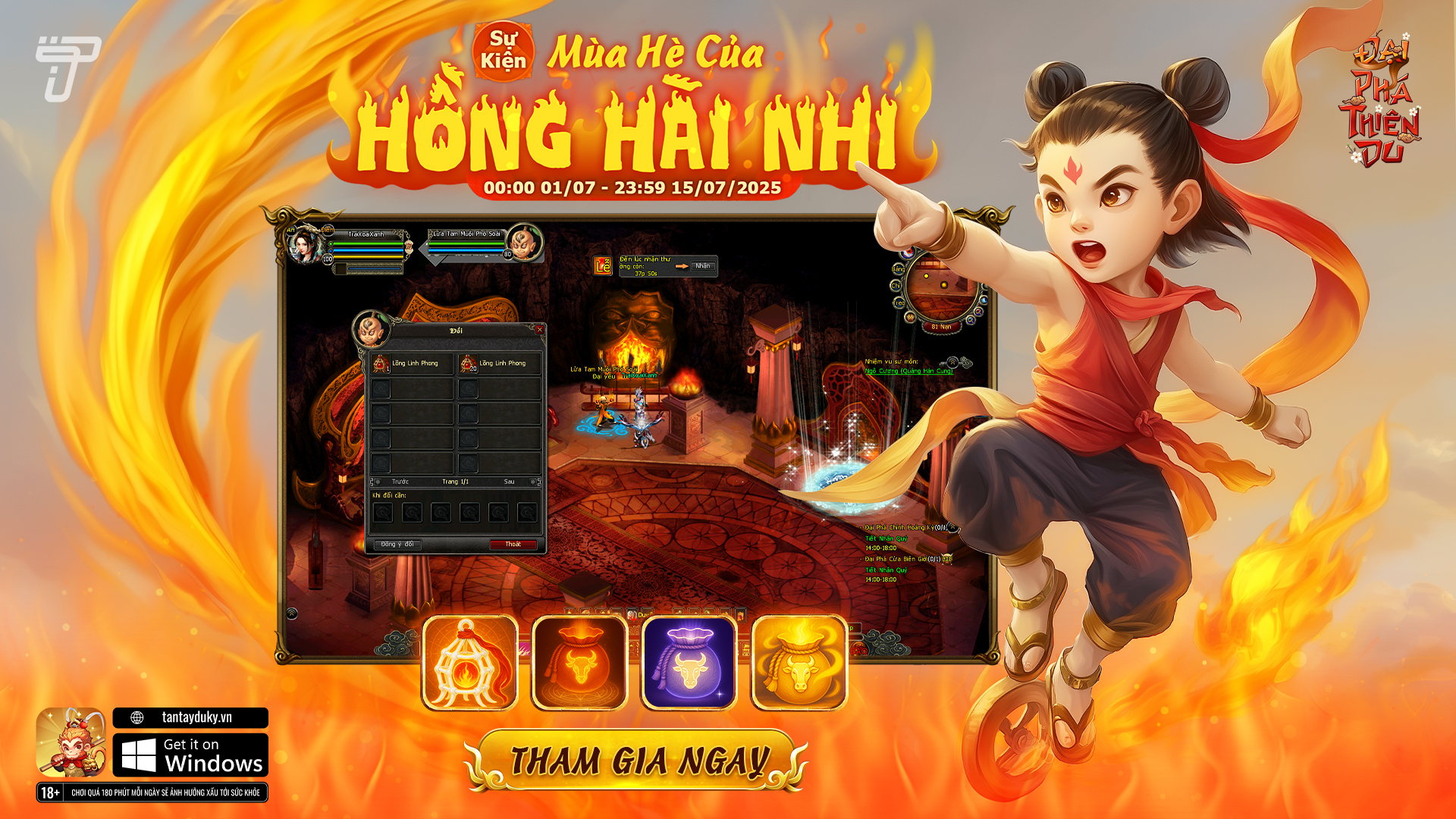 Sự Kiện: Mùa Hè Của Hồng Hài Nhi | Đại Phá Thiên Du