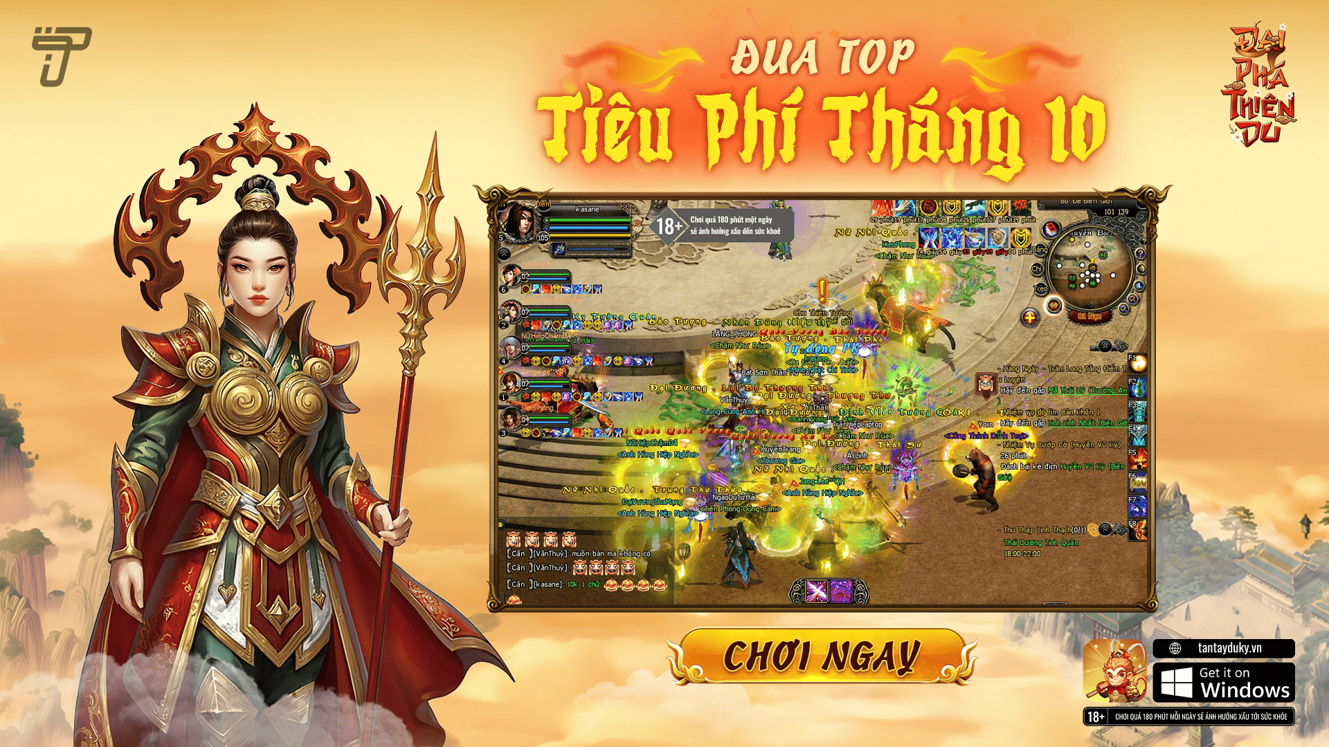 Đua Top Tiêu Phí tPoint Tháng 10 | Đại Phá Thiên Du