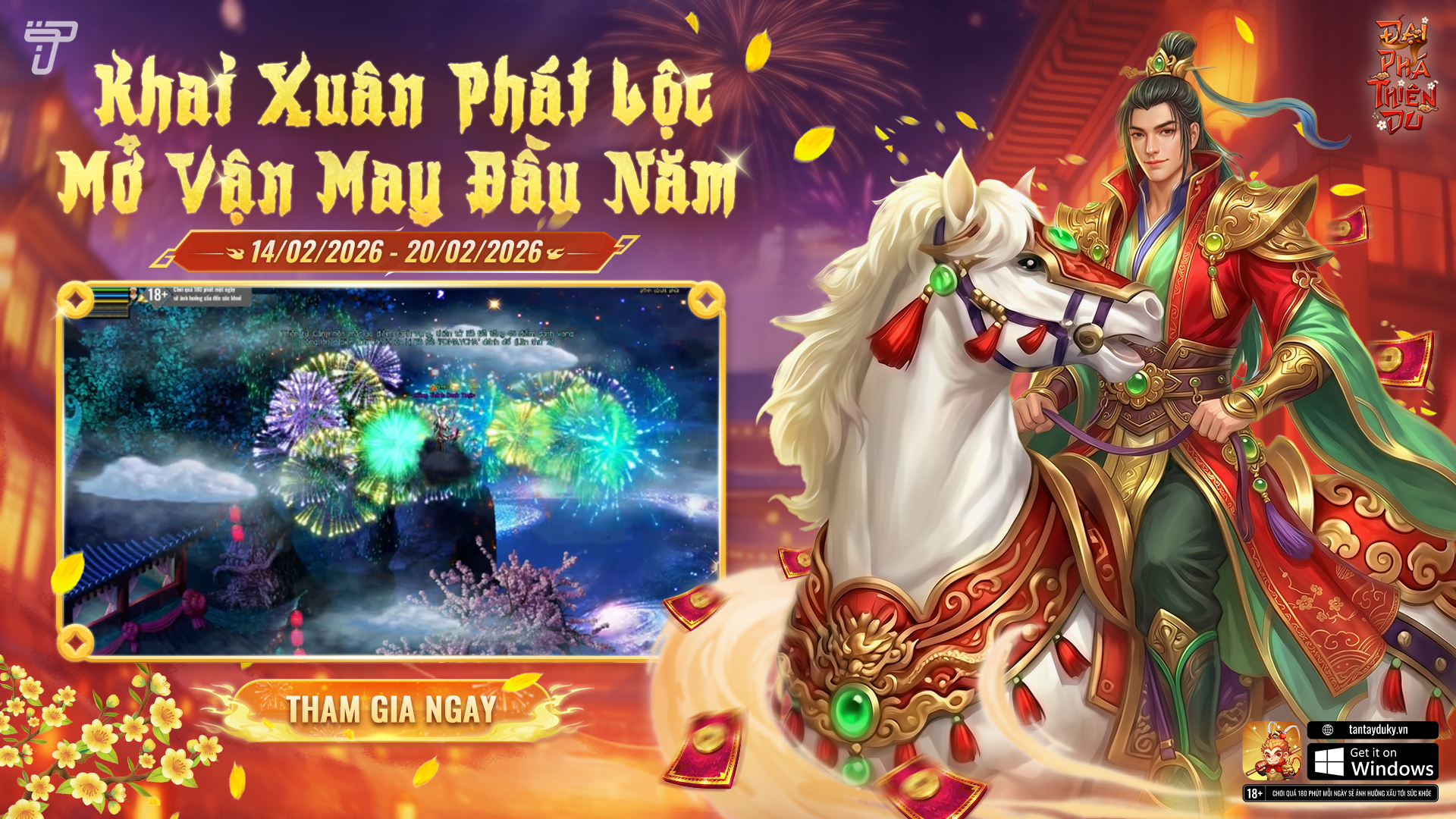 Sự Kiện: Khai Xuân Phát Lộc - Mở Vận May Đầu Năm | Đại Phá Thiên Du