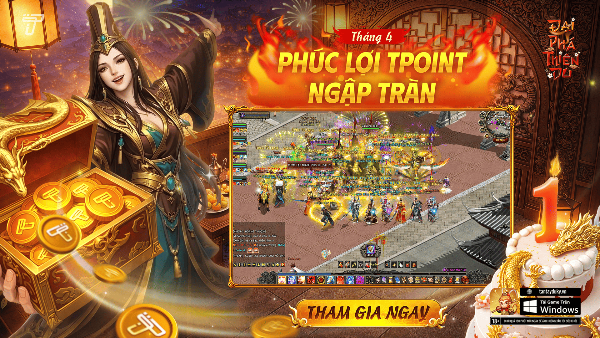 Phúc Lợi tPoint Tháng 4/2026 | Đại Phá Thiên Du